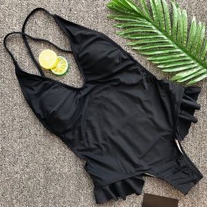 Poolside One Piece - Black